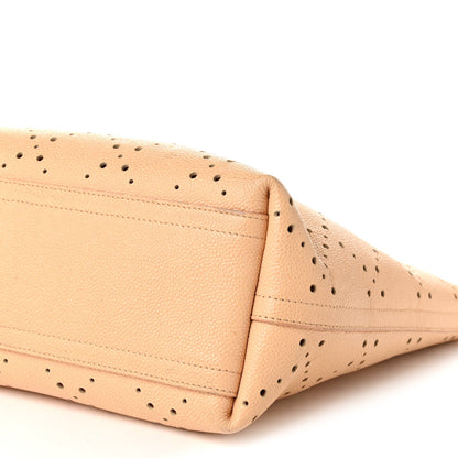 Large Calfskin Tote Bag - Beige