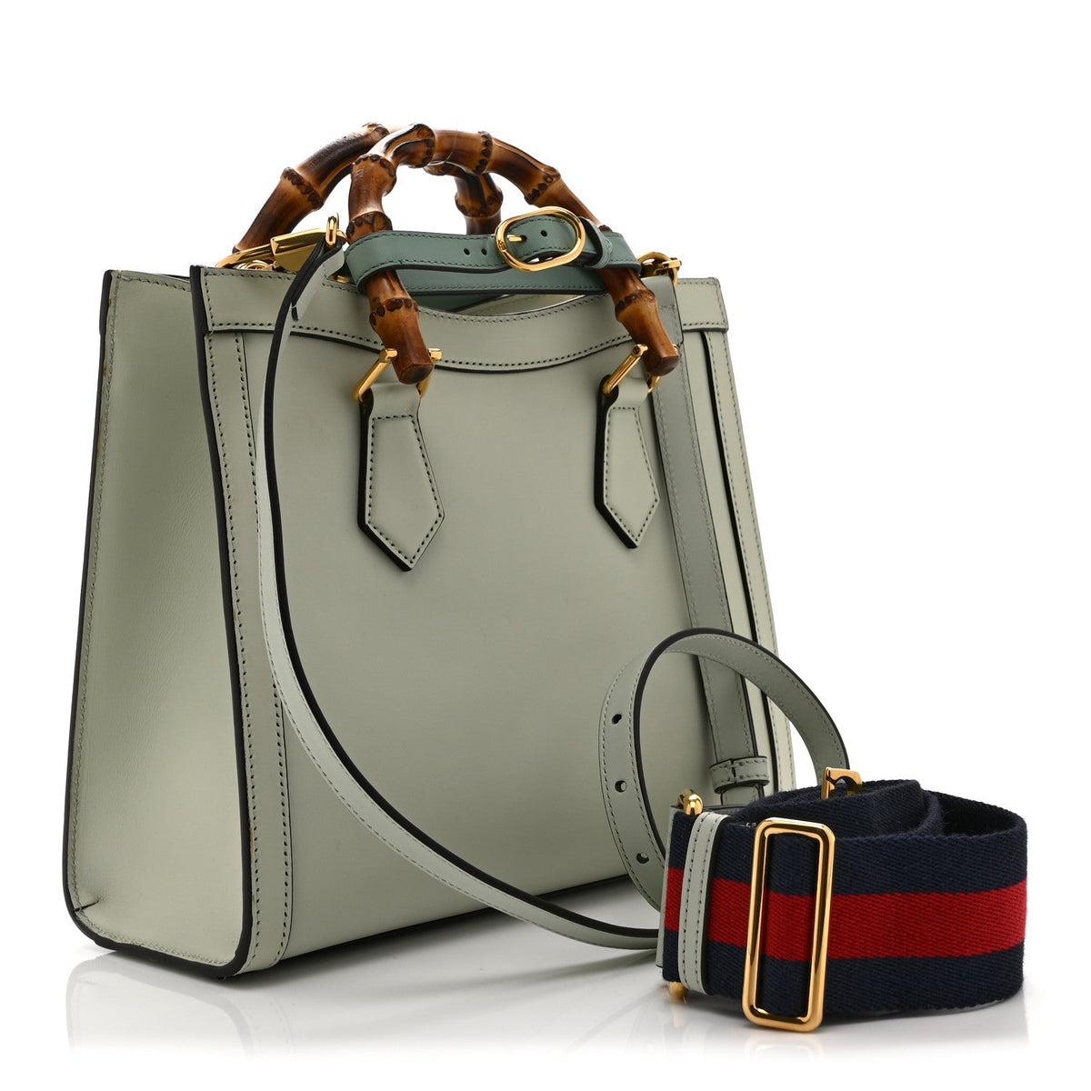 Calfskin Tote Bag - Green