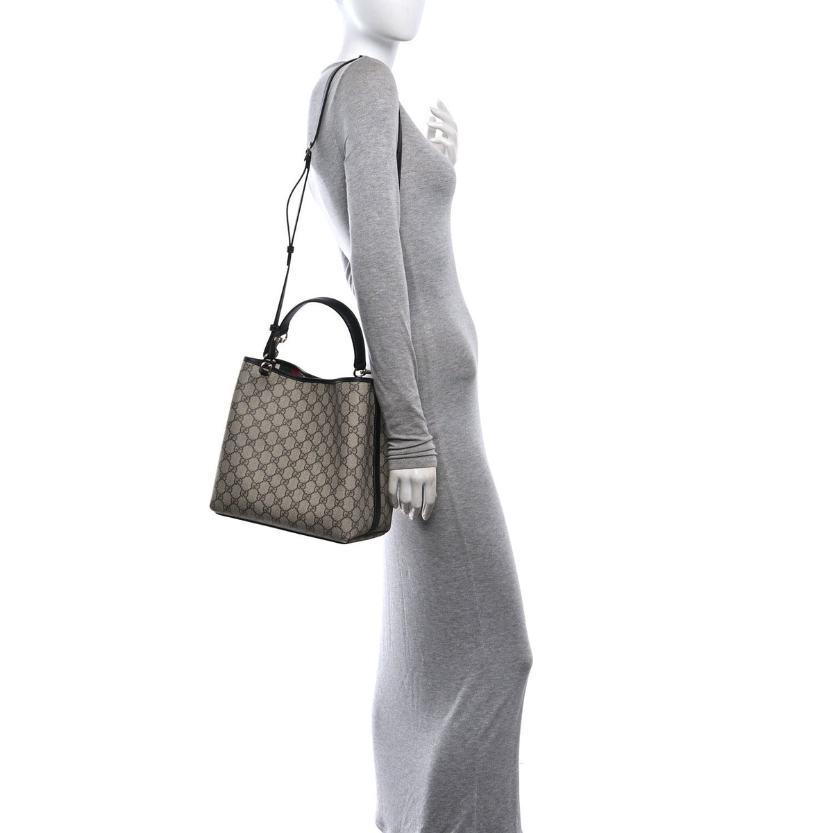 Medium Bucket Bag - Beige