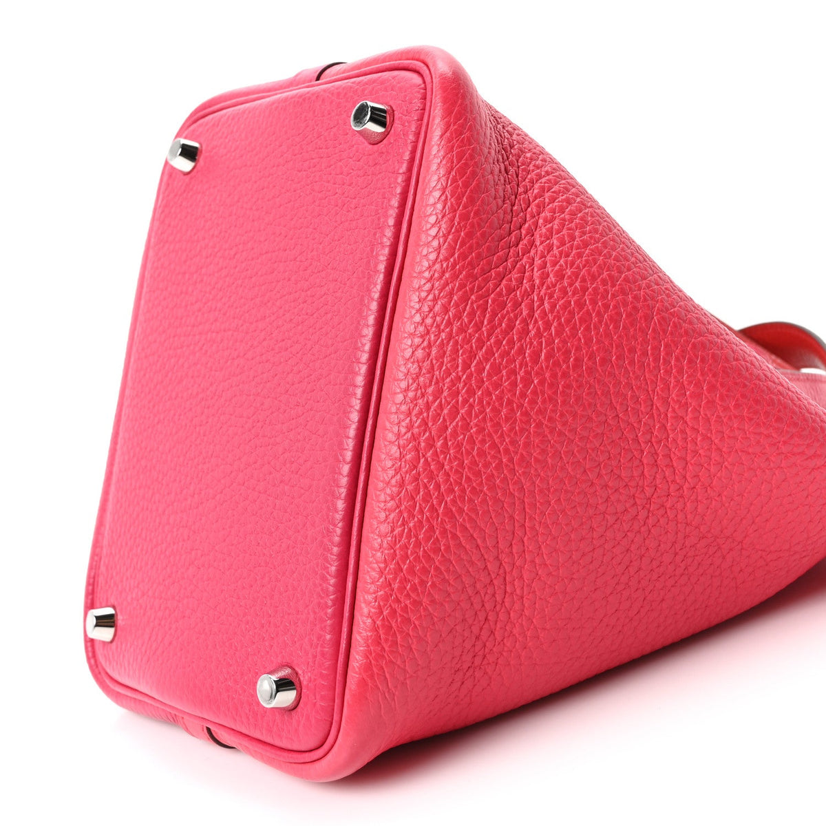 Taurillon Clemence Tri-Color Picotin Loc Handbag