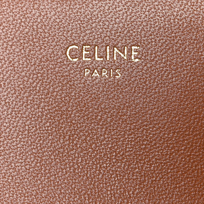 Calfskin Canvas Handbag - Tan