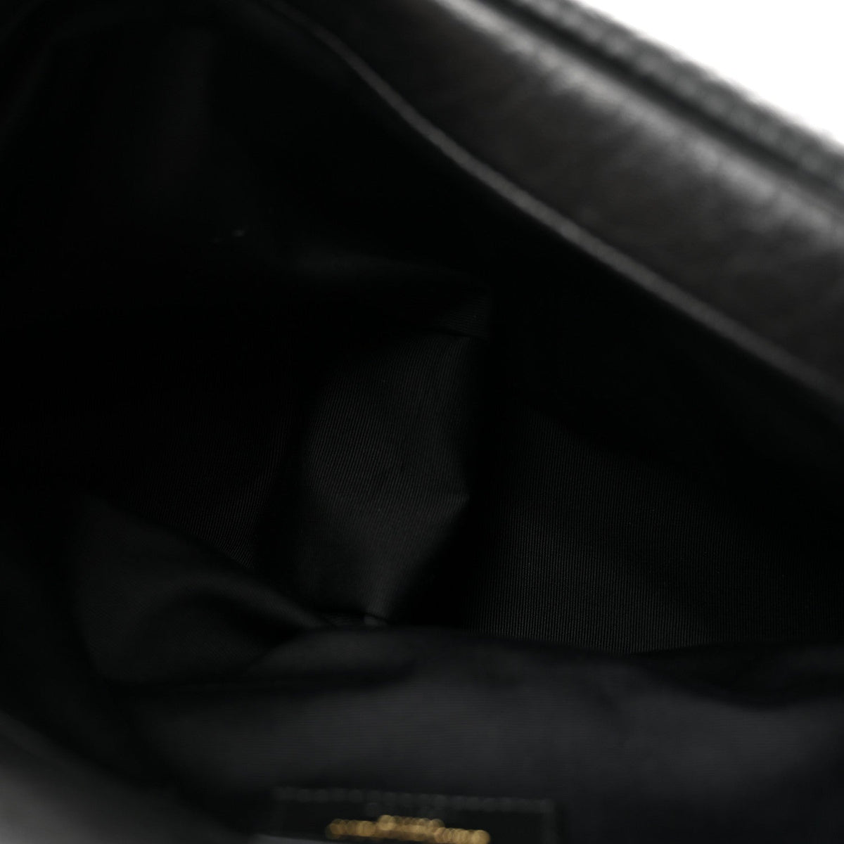 Large Lambskin Handbag - Black