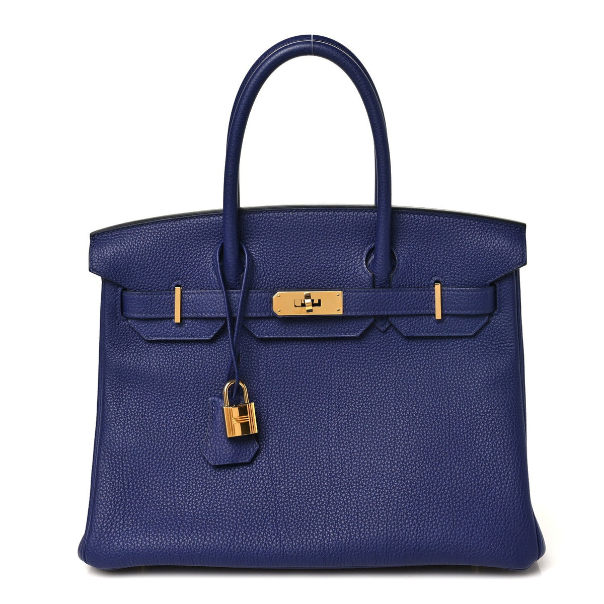 Togo Birkin 30 Bleu Encre Handbag