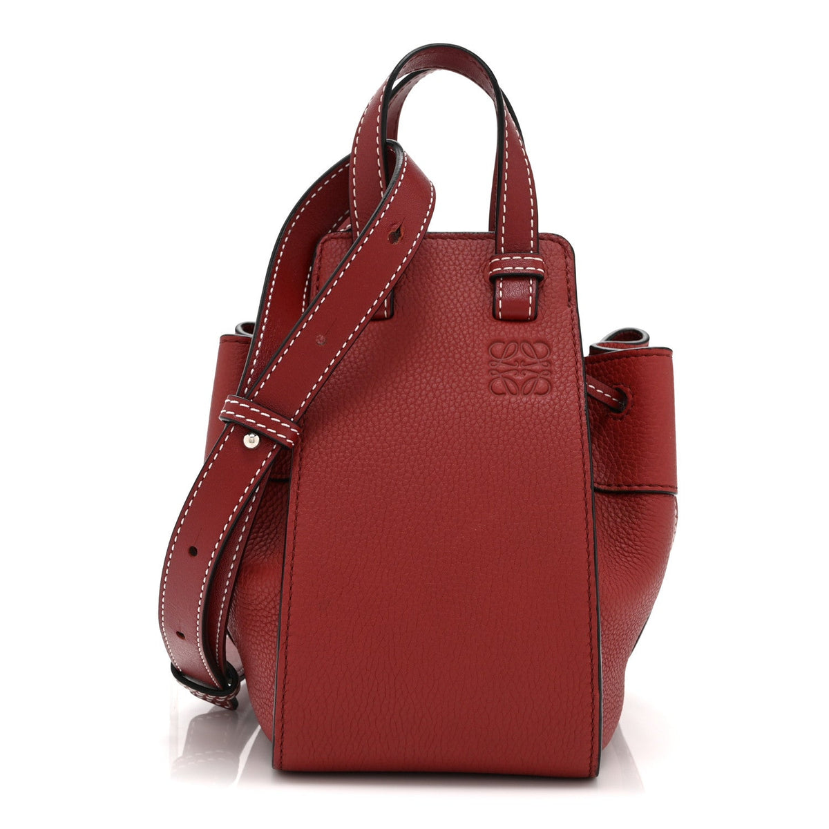 Mini Calfskin Shoulder Bag - Red