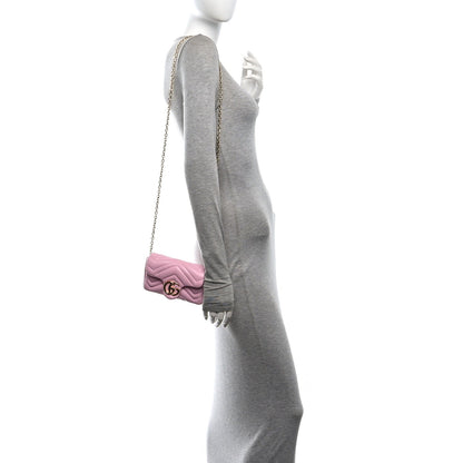Mini Lambskin Shoulder Bag - Pink
