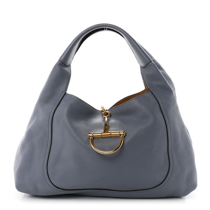 Maxi Calfskin Shoulder Bag - Blue