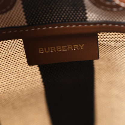 Small Canvas Bucket Bag - Brown
