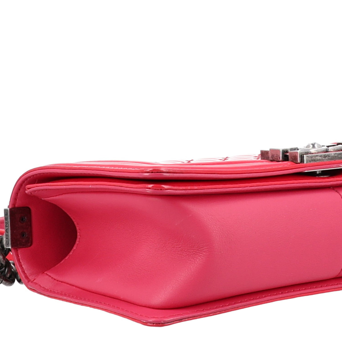 Medium Quilted Calfskin Flap Shoulder Bag - Pink