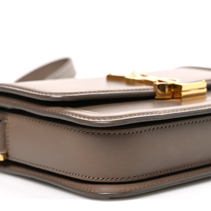 Small Calfskin Satchel Bag - Natural