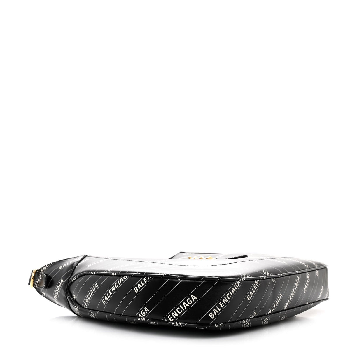 Medium Calfskin Hobo Bag - Black