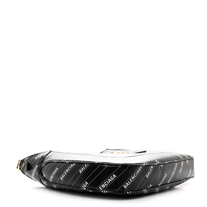 Medium Calfskin Hobo Bag - Black