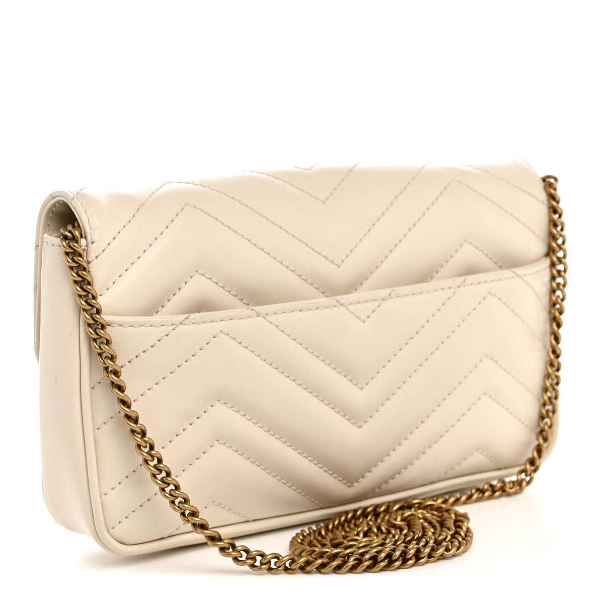 Mini Calfskin Shoulder Bag - White