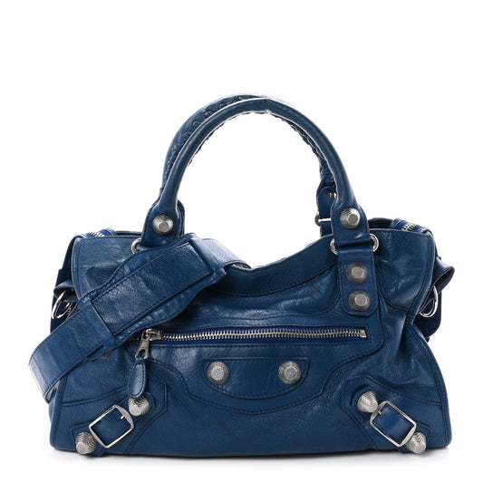 Agneau Giant 21 Silver Hardware City Out Handbag