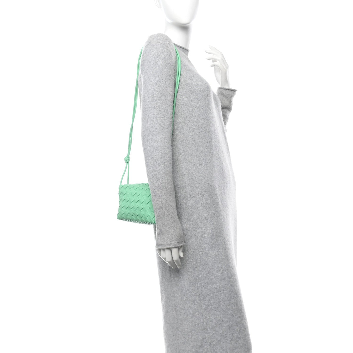 Mini Nappa Crossbody Bag - Fountain