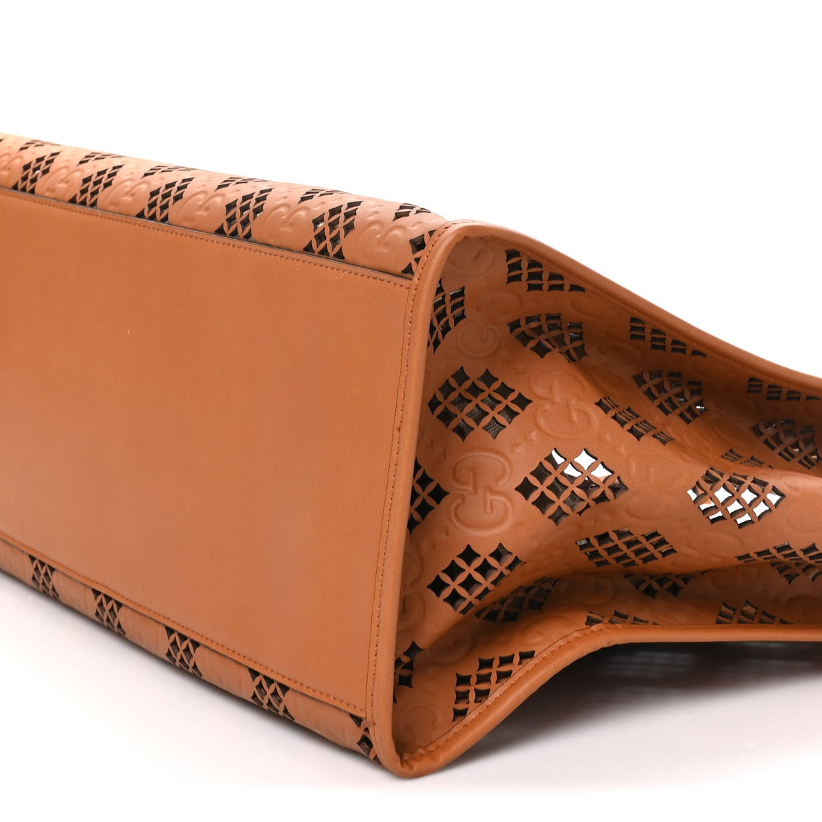 Medium Calfskin Tote Bag - Brown