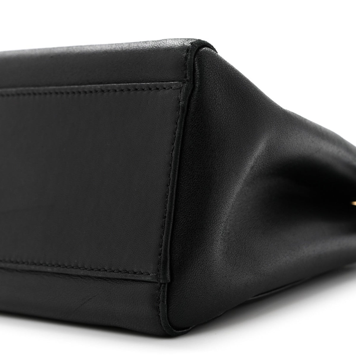 Mini Nappa Satchel Bag - Black