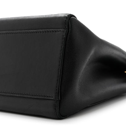 Mini Nappa Satchel Bag - Black
