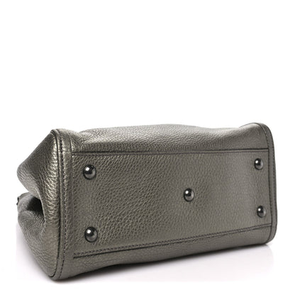 Small Calfskin Shoulder Bag - Gold