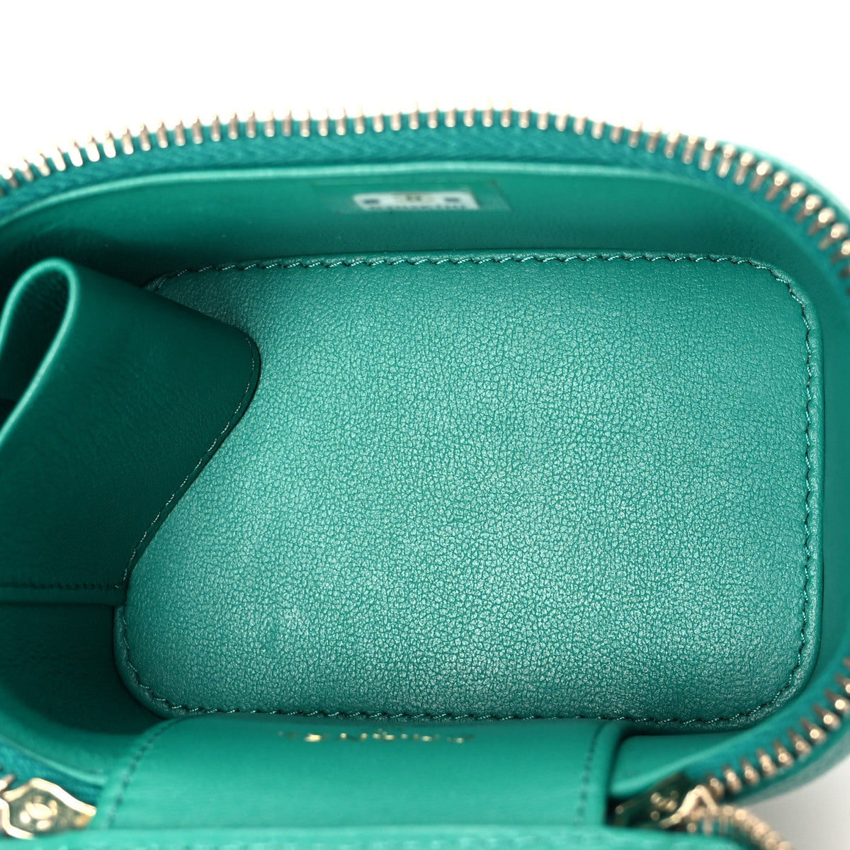 Mini Quilted Caviar Handbag - Green
