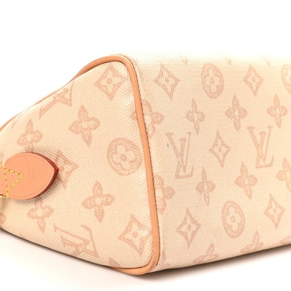 Monogram Origine Lin Speedy Bandouliere  Handbag