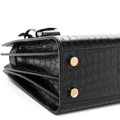 Nano Calfskin Handbag - Black