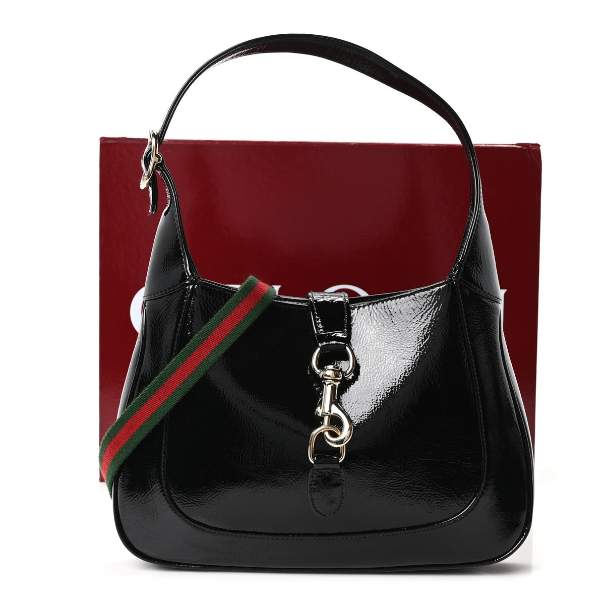 Small Calfskin Shoulder Bag - Black