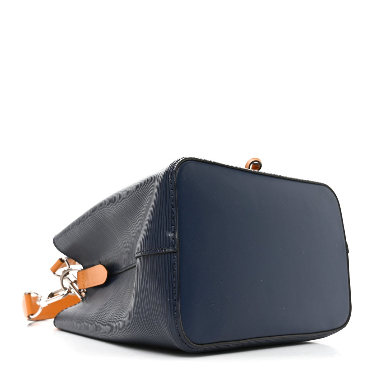 Epi Neonoe Bb Indigo Safran Handbag
