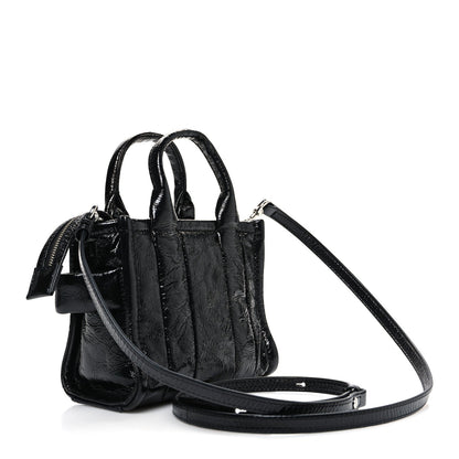 Mini Calfskin Tote Bag - Black