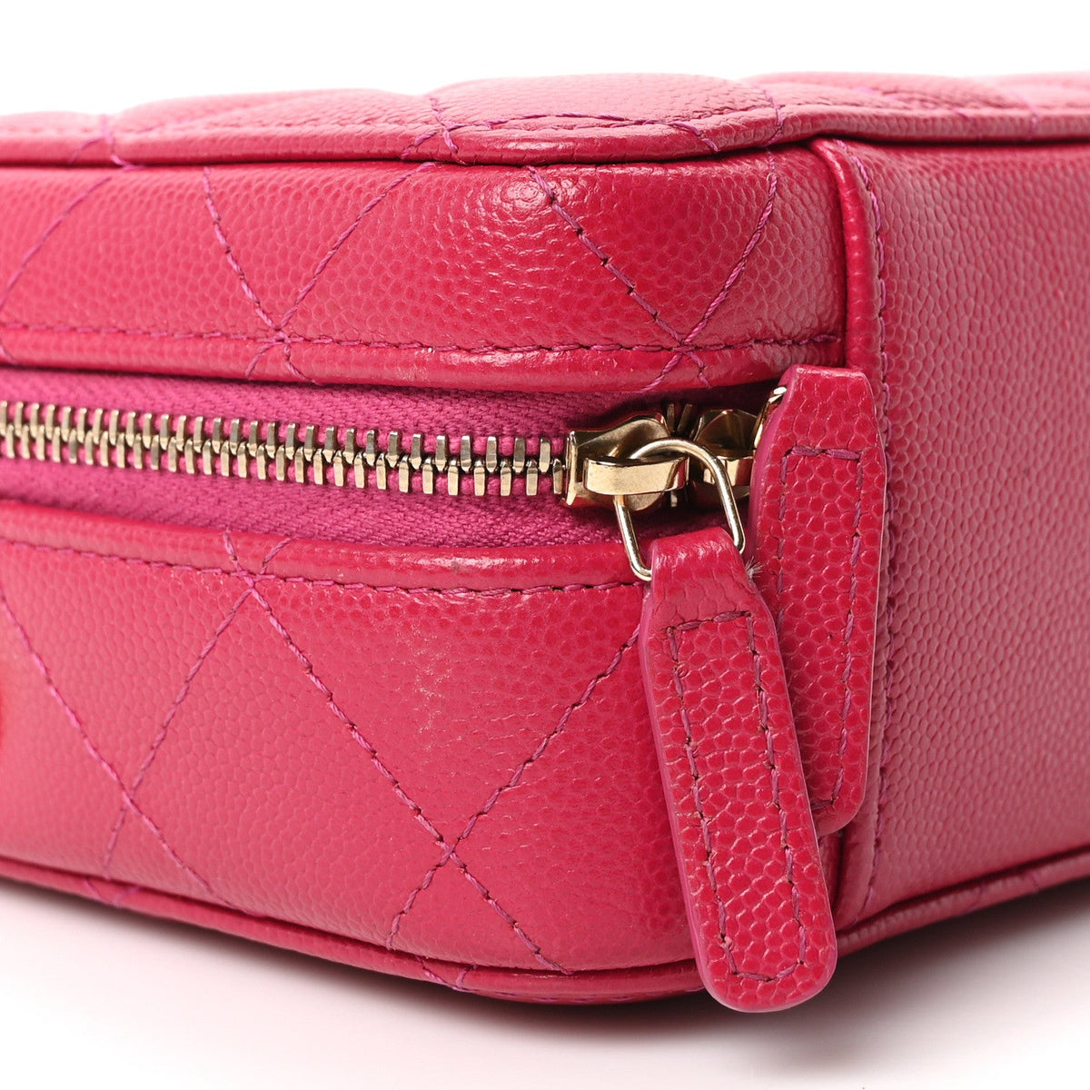 Quilted Caviar Clutch Bag
