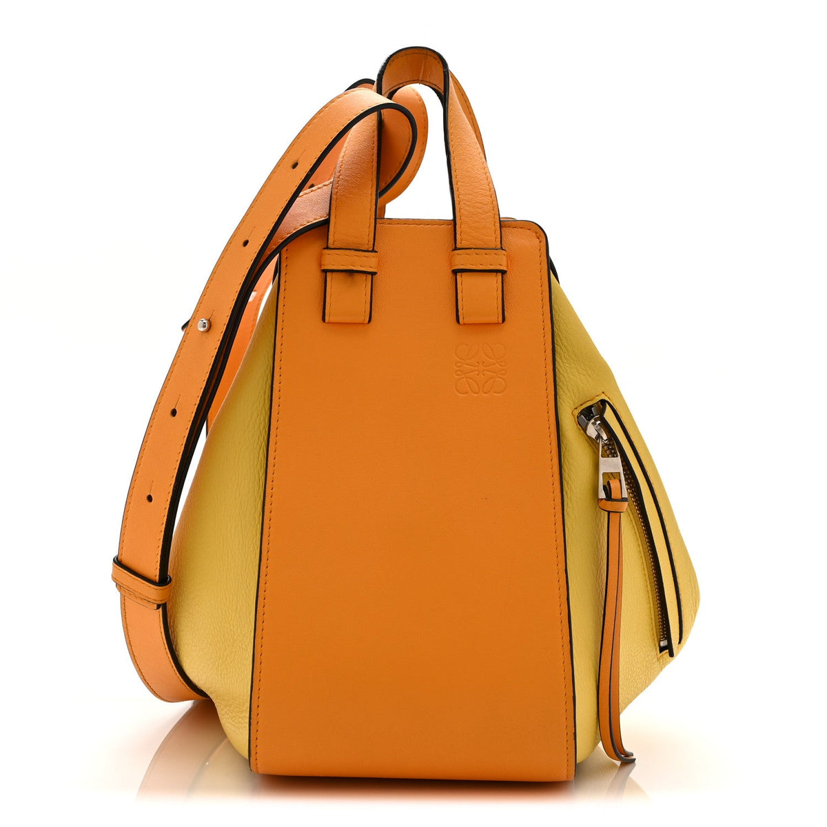 Small Calfskin Shoulder Bag - Yellow