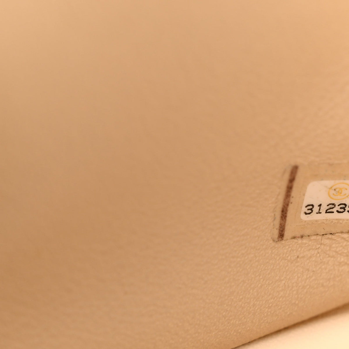 Mini Quilted Caviar Flap Shoulder Bag - Tan