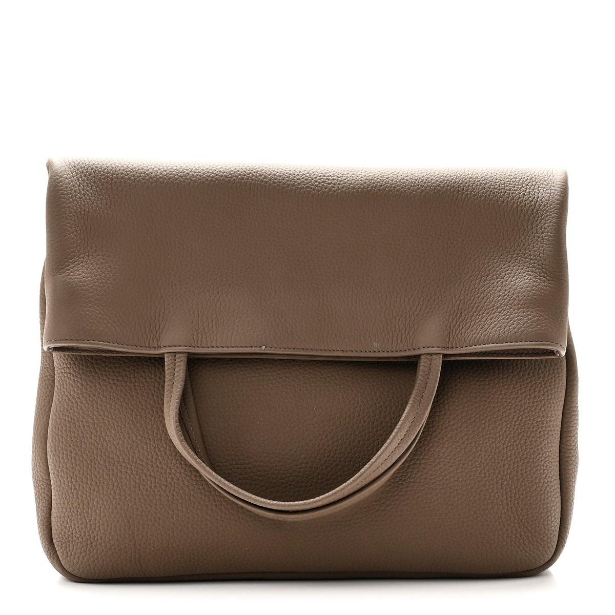 Calfskin Tote Bag - Grey