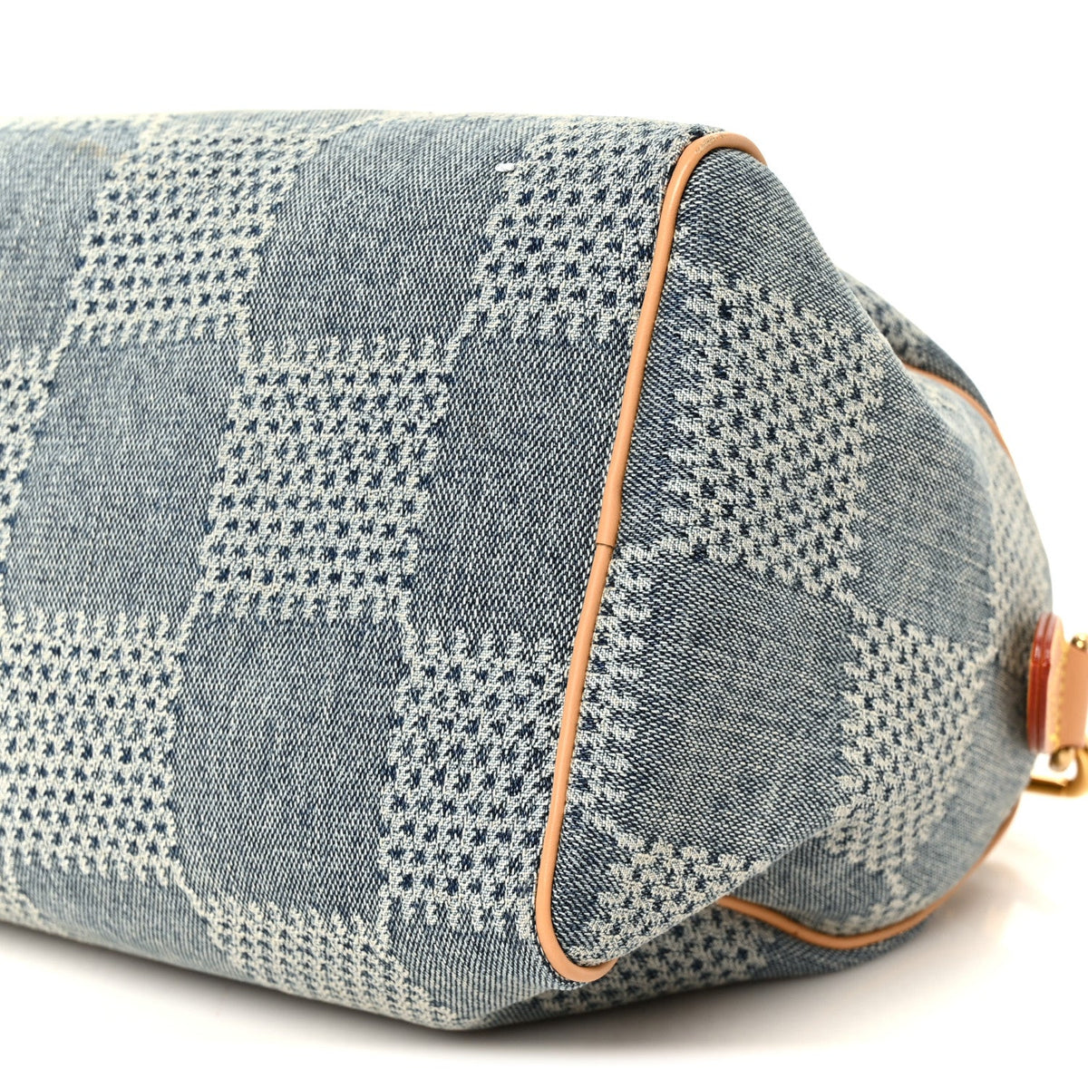 Damier Denim 3D Speedy Bandouliere 25 Bl Handbag