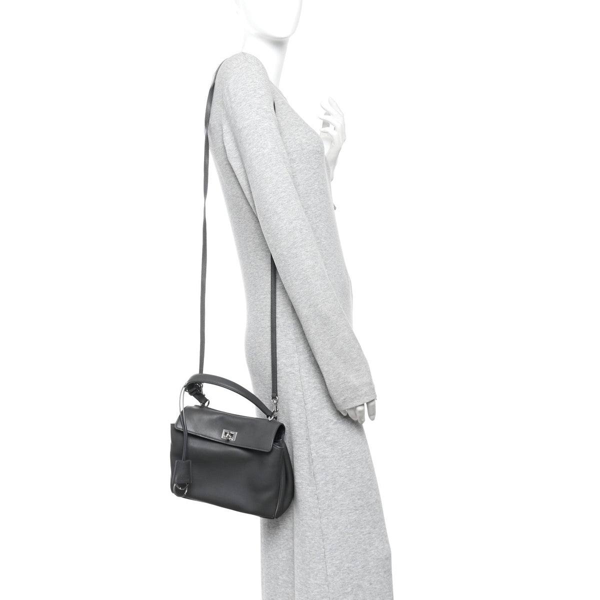 Mini Calfskin Handbag - Natural