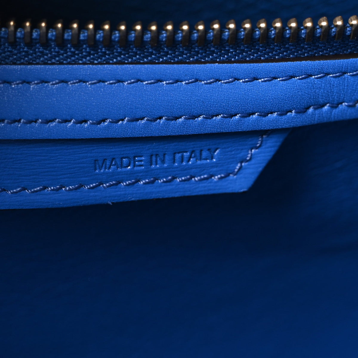 Mini Calfskin Travel Bag - Blue