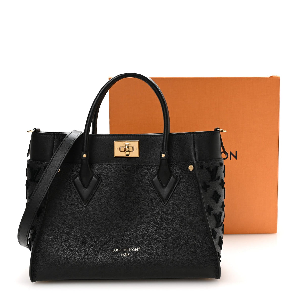 Calfskin Handbag - Black