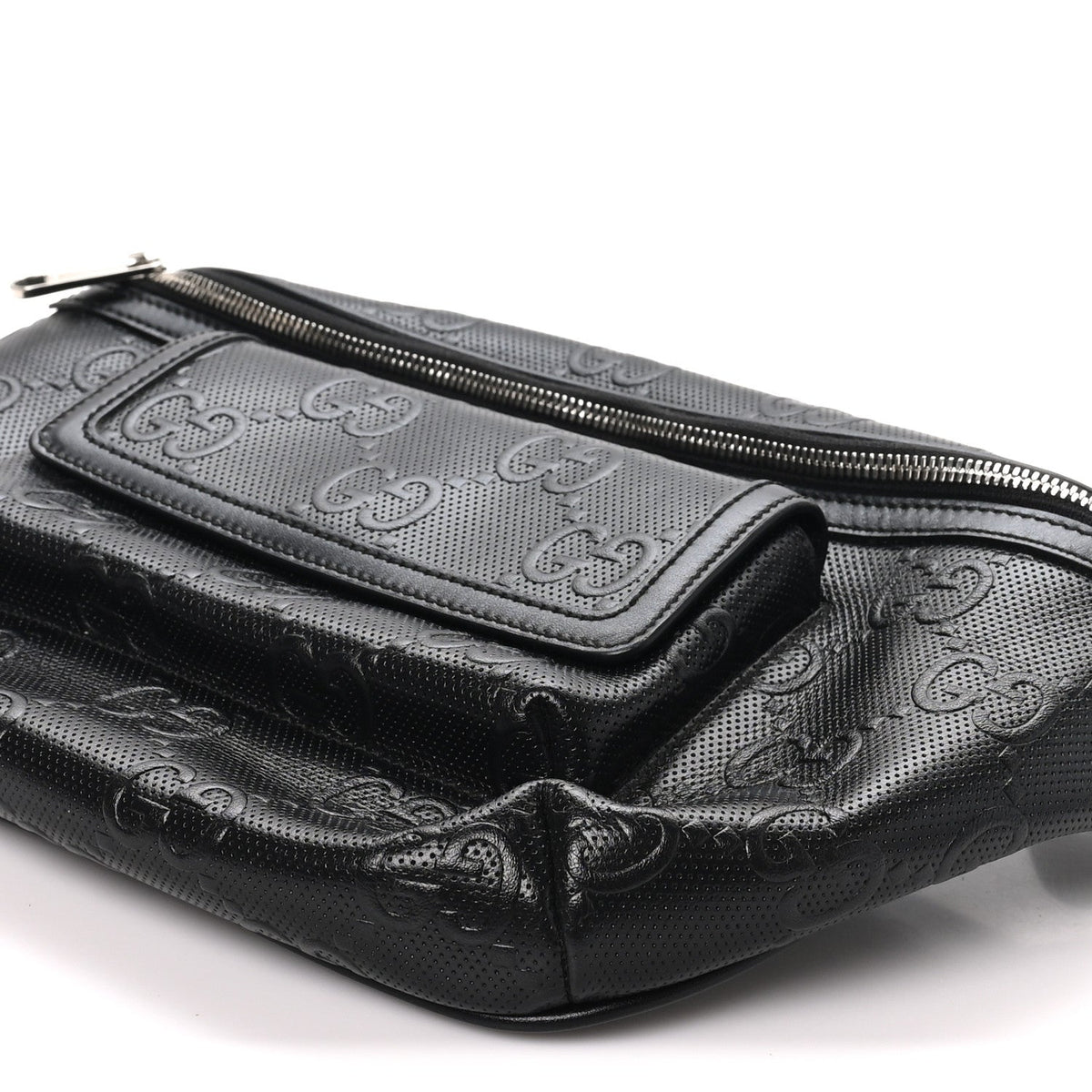 Calfskin Belt Bag - Black