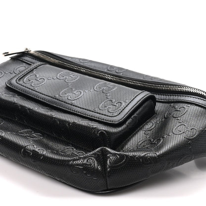 Calfskin Belt Bag - Black