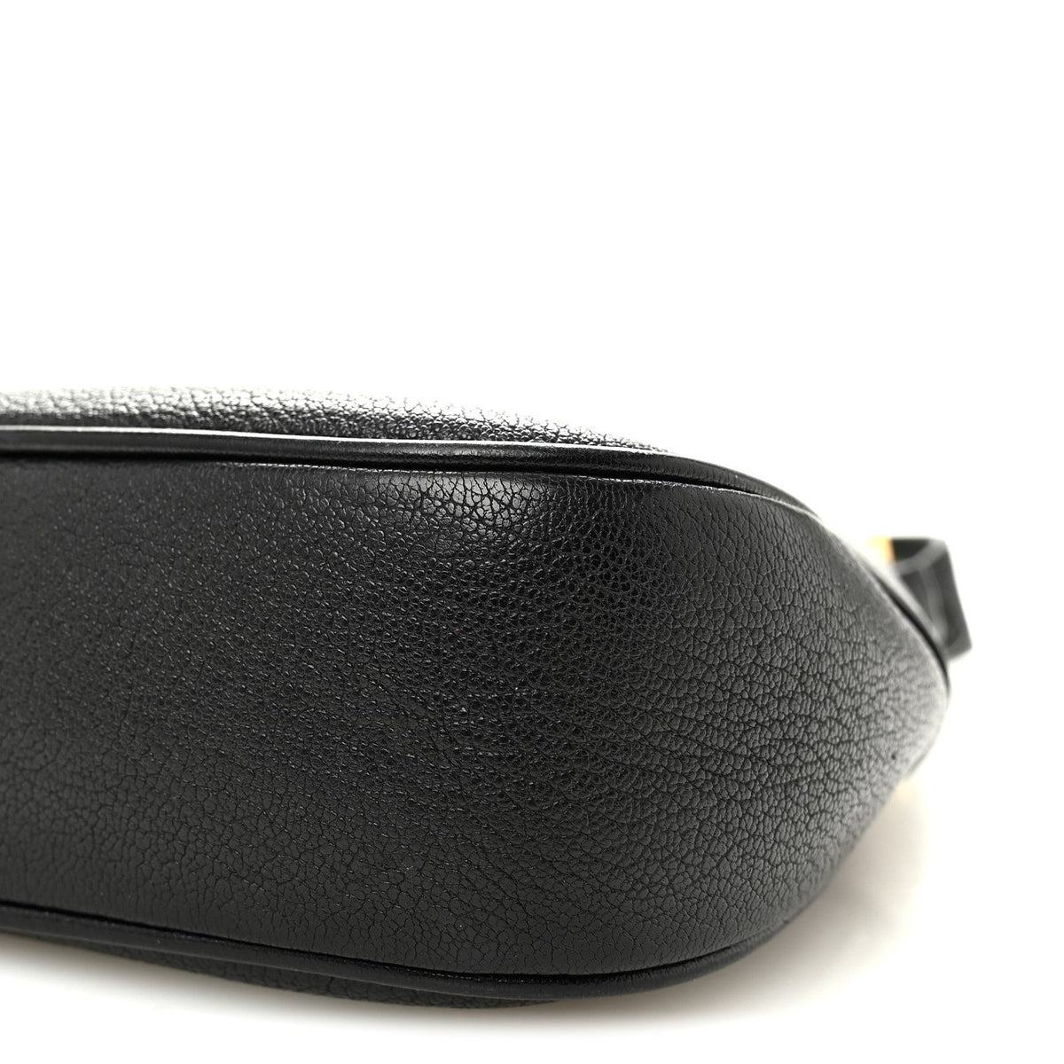 Small Goatskin Shoulder Bag - Black