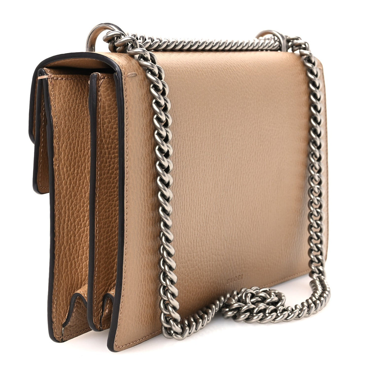 Small Calfskin Shoulder Bag - Natural