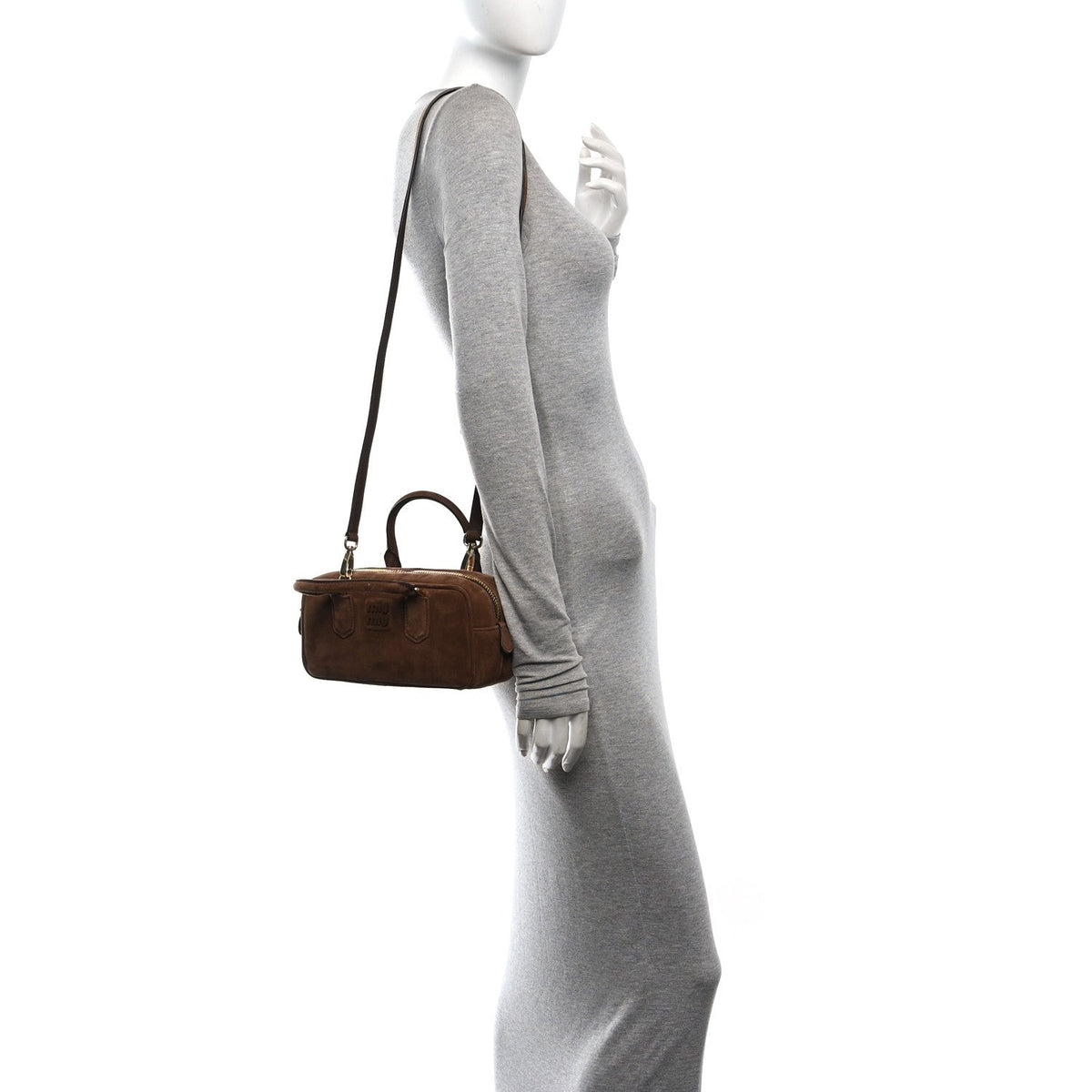 Suede Handbag