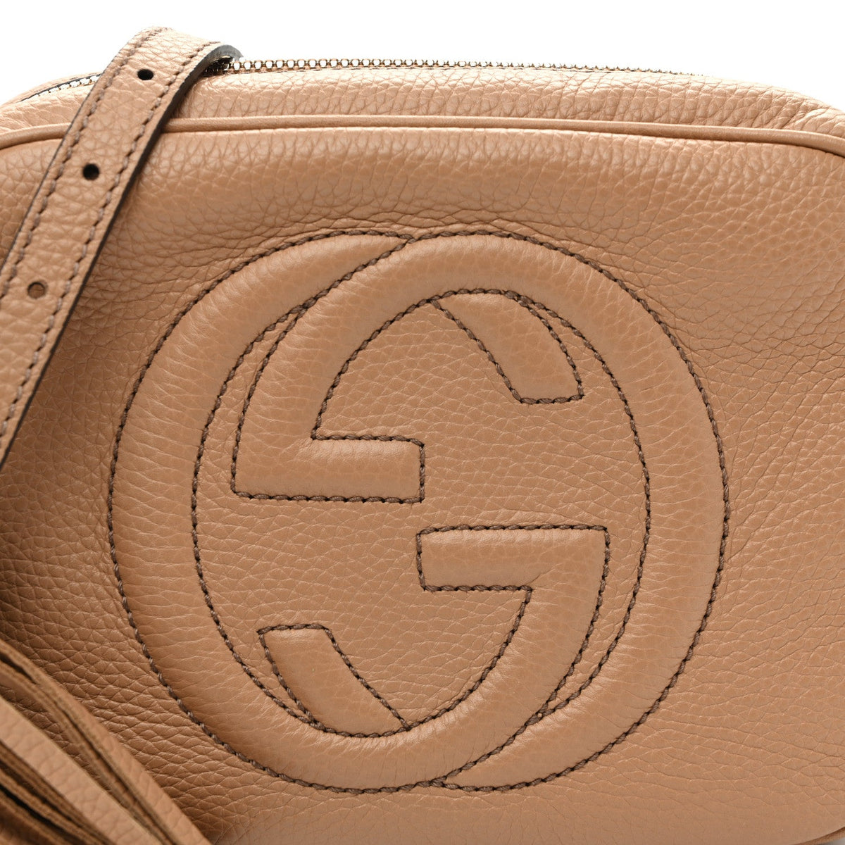 Small Calfskin Handbag - Beige