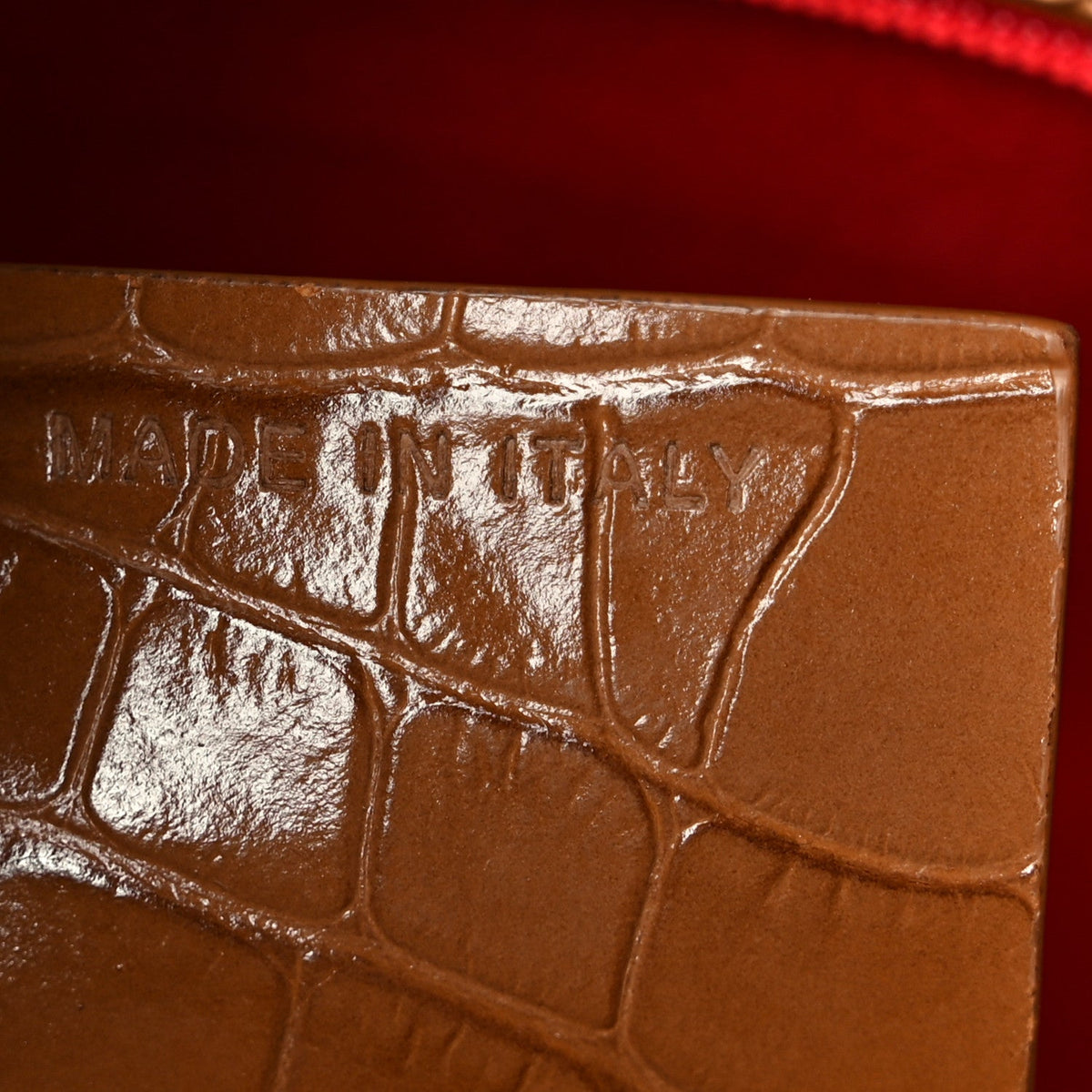 Medium Calfskin Handbag - Brown