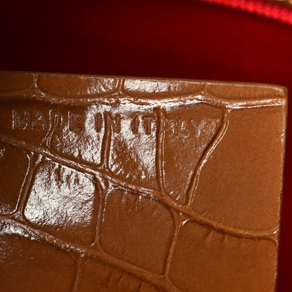 Medium Calfskin Handbag - Brown
