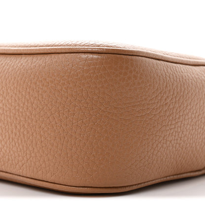 Small Calfskin Handbag - Beige