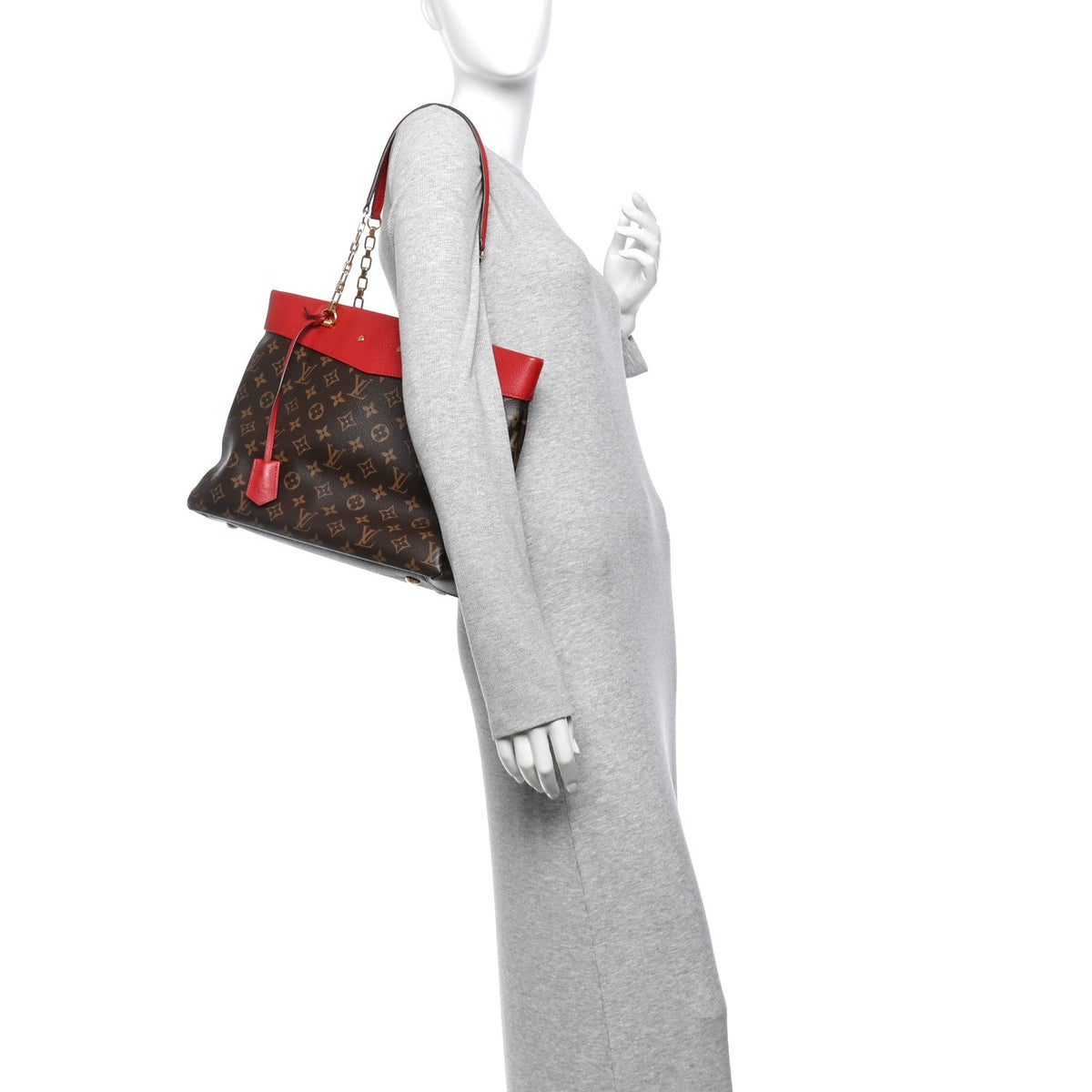 Monogram Pallas Shopper Cherry Handbag
