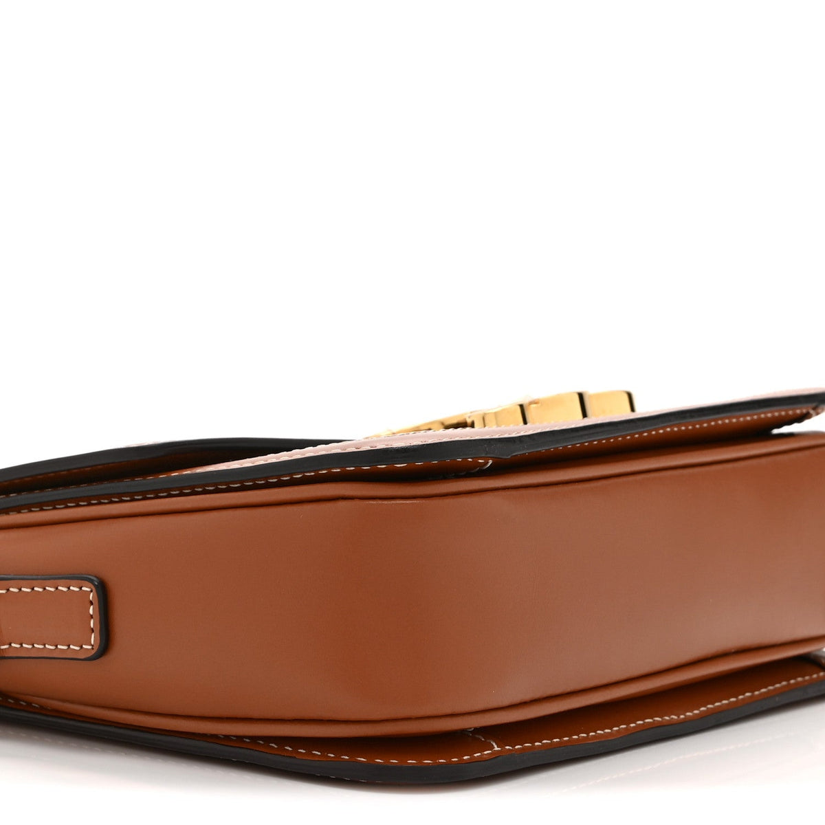 Calfskin Canvas Handbag - Tan