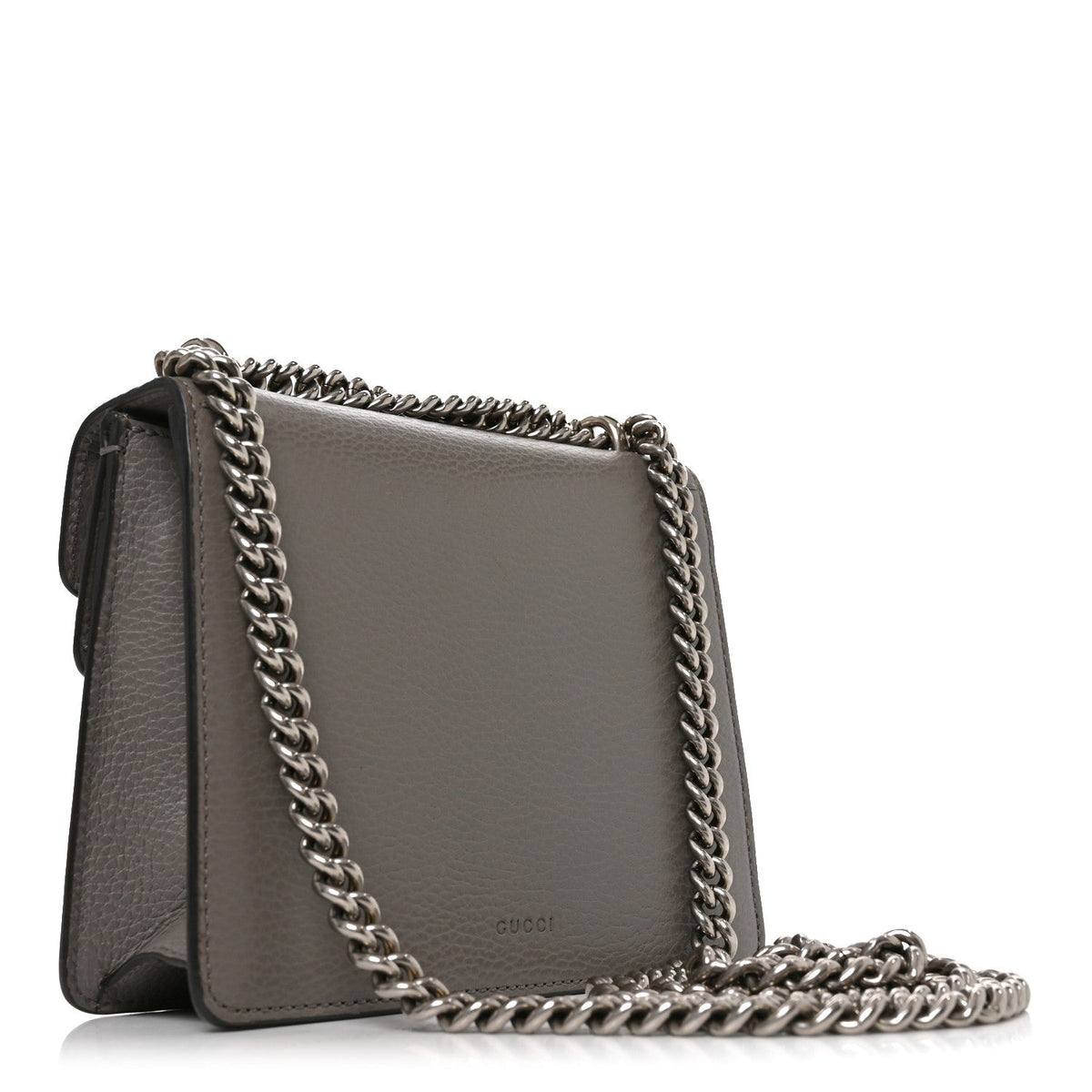 Mini Calfskin Shoulder Bag - Grey