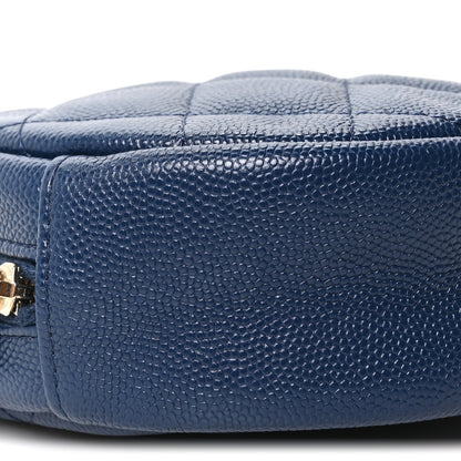 Quilted Caviar Clutch Bag