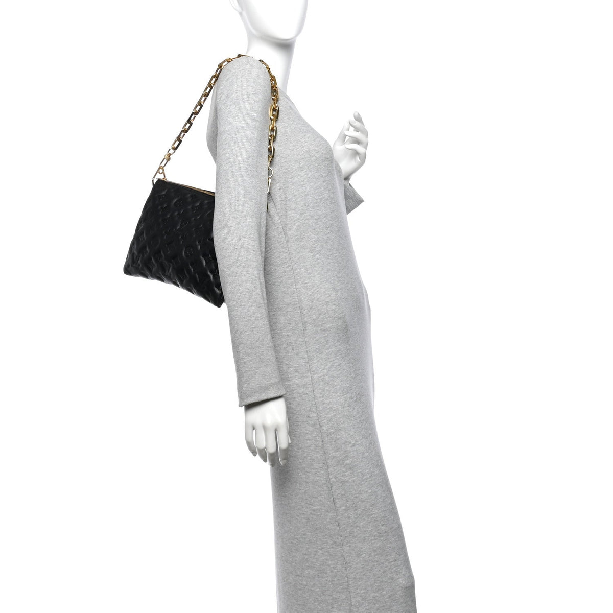 Lambskin Handbag - Black